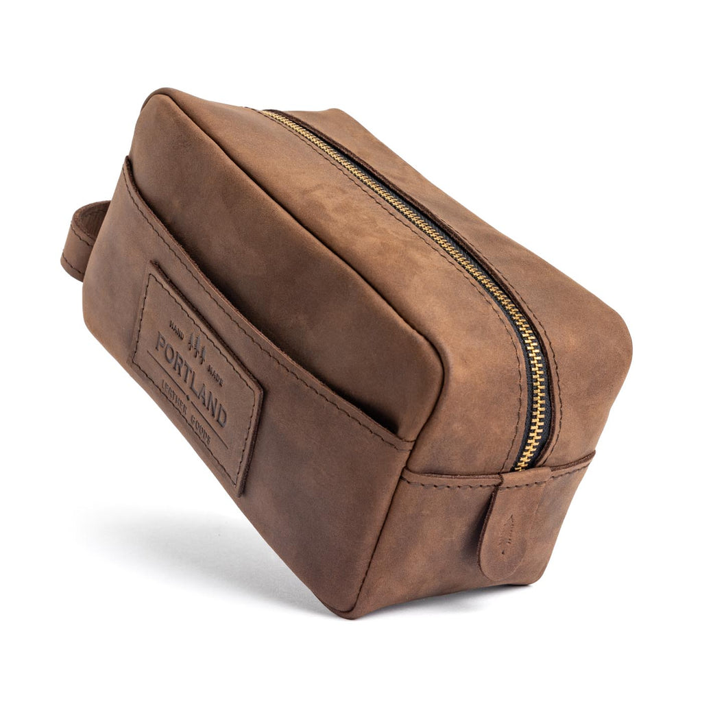 Portland Leather Goods Deluxe Dopp Kit