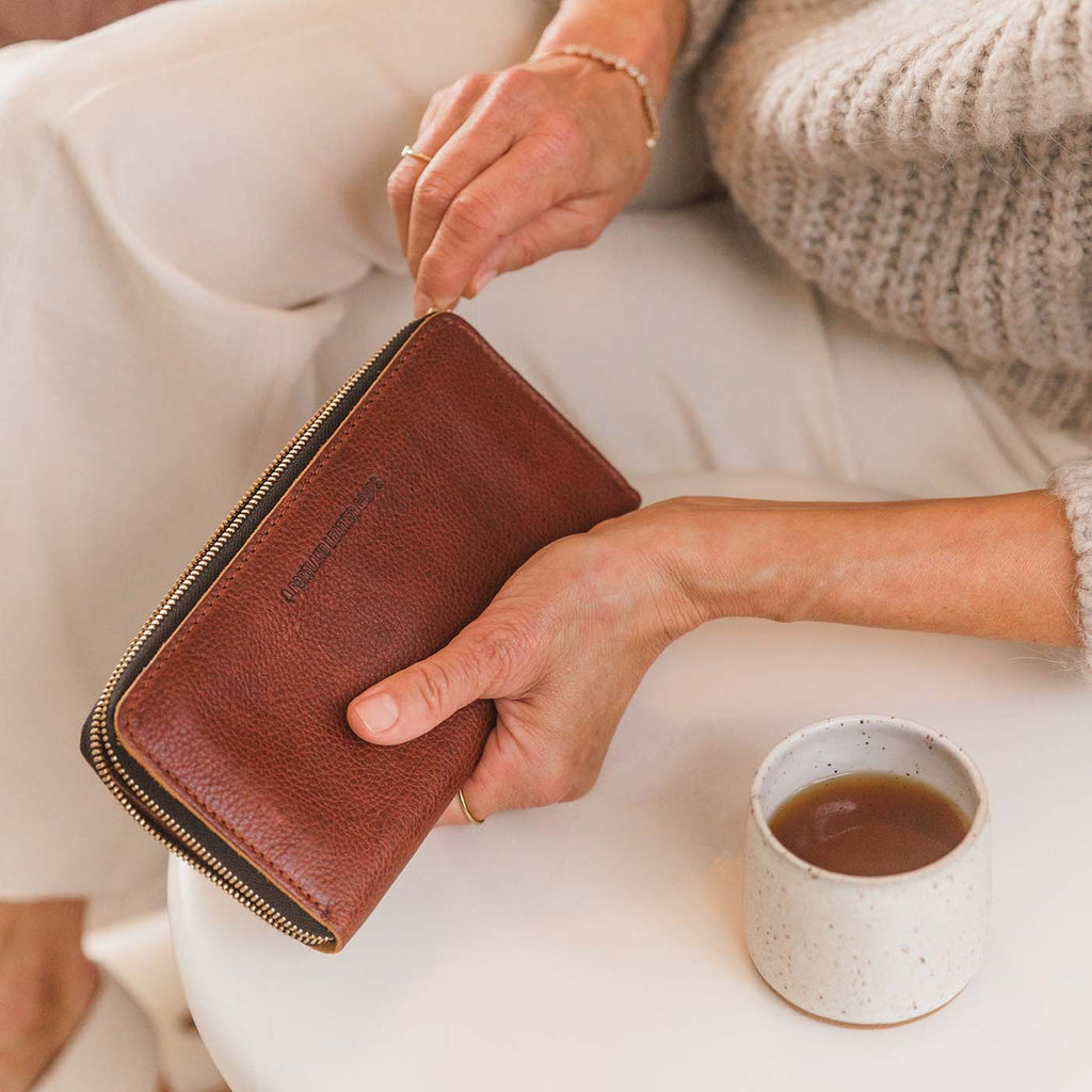 Portland Leather Goods 'Almost Perfect' Accordion Zip Wallet