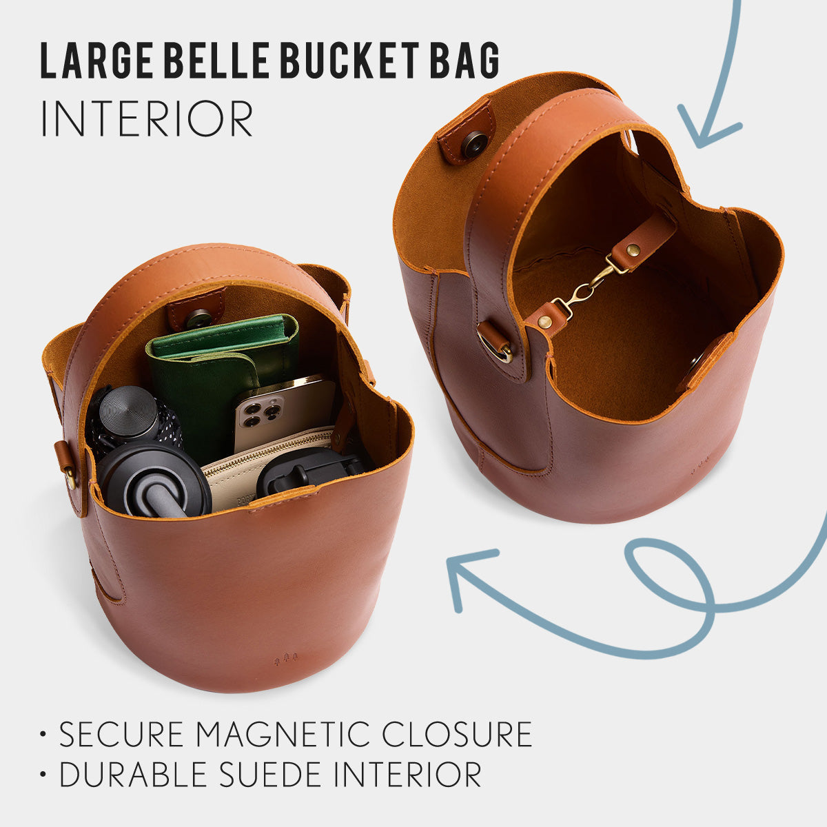 Portland Leather Goods 'Almost Perfect' Belle Bucket Bag
