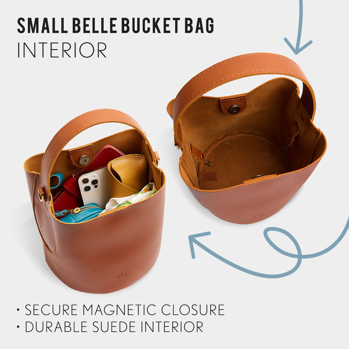 Portland Leather Goods 'Almost Perfect' Belle Bucket Bag