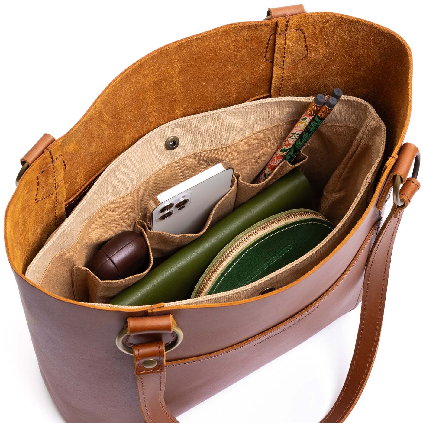 Portland Leather Goods Canvas Purse Organizer