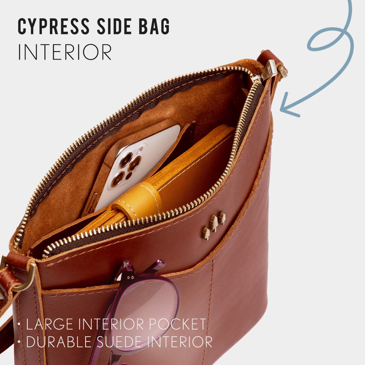 Portland Leather Goods Cypress Side Bag