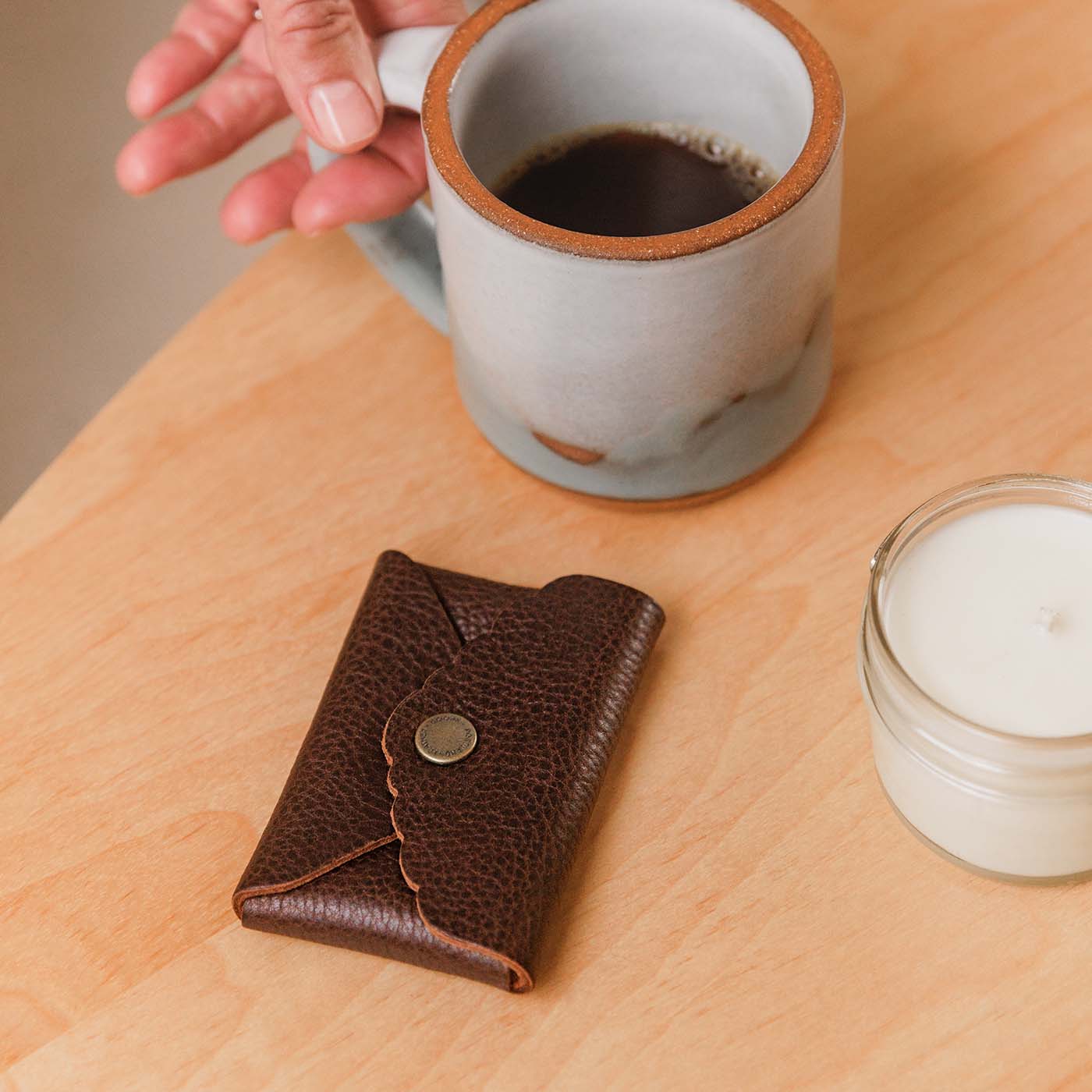 Portland Leather Goods Mini Daisy Wallet
