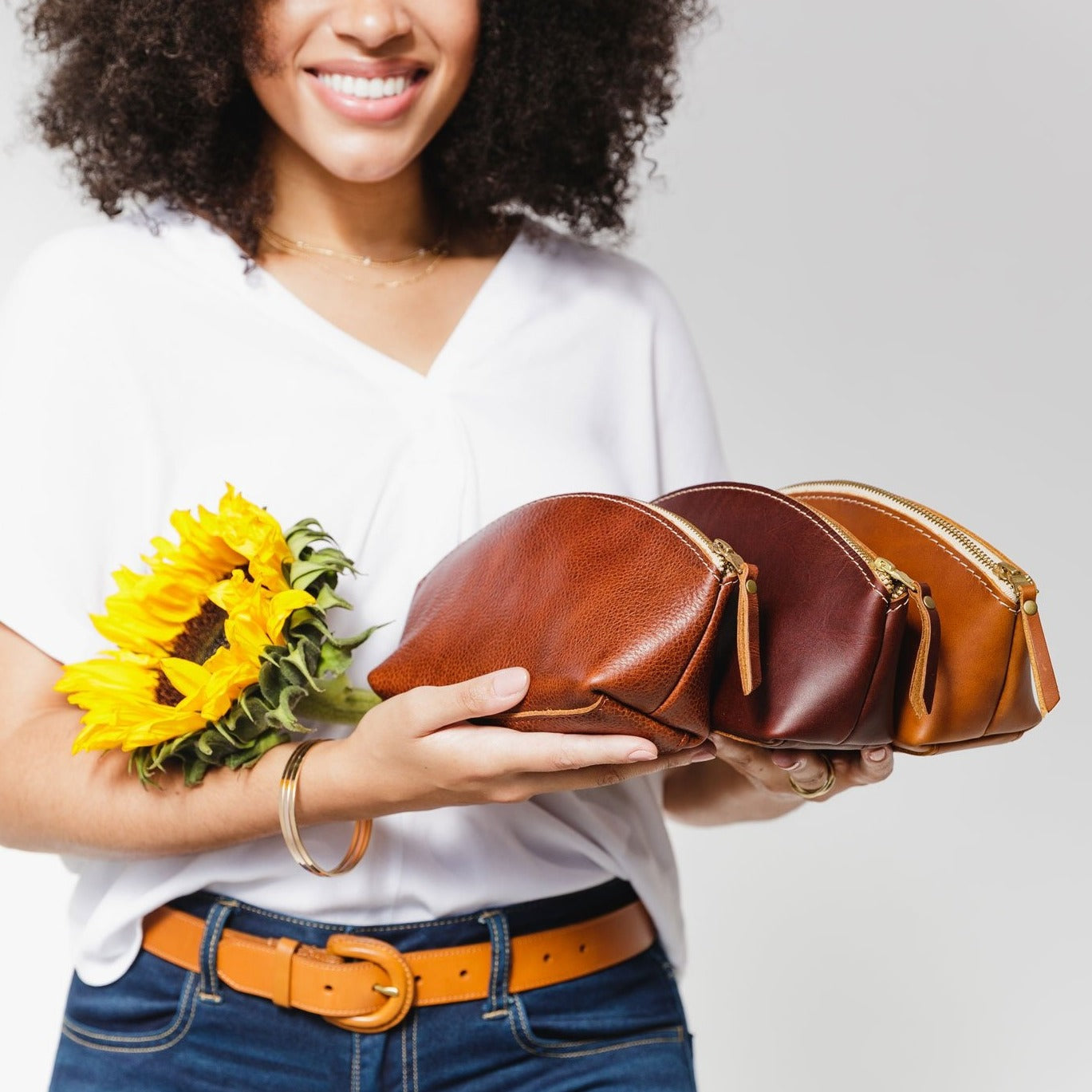 Portland Leather Goods 'Almost Perfect' Eclipse Makeup Bag