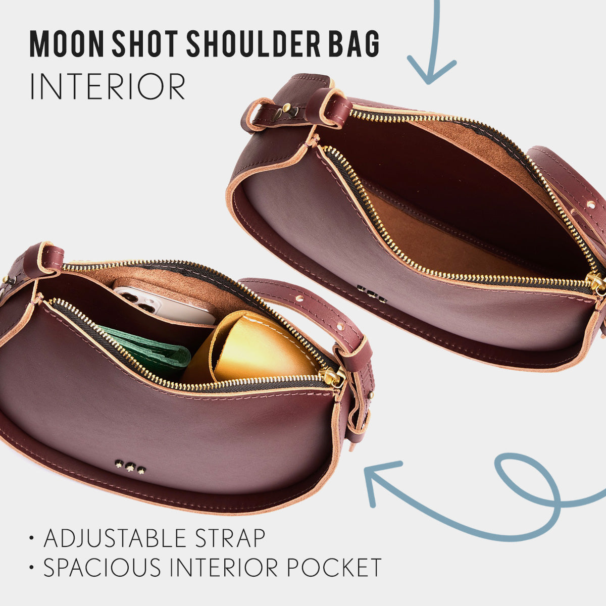 Portland Leather Goods Moon Shot Shoulder Bag