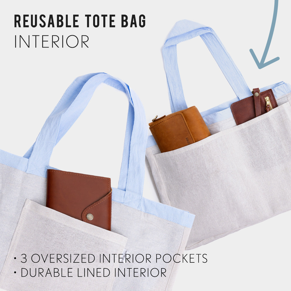 Portland Leather Goods Reusable Tote Bag