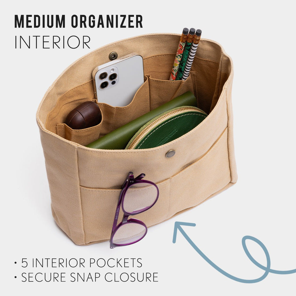 Portland Leather Goods Canvas Purse Organizer