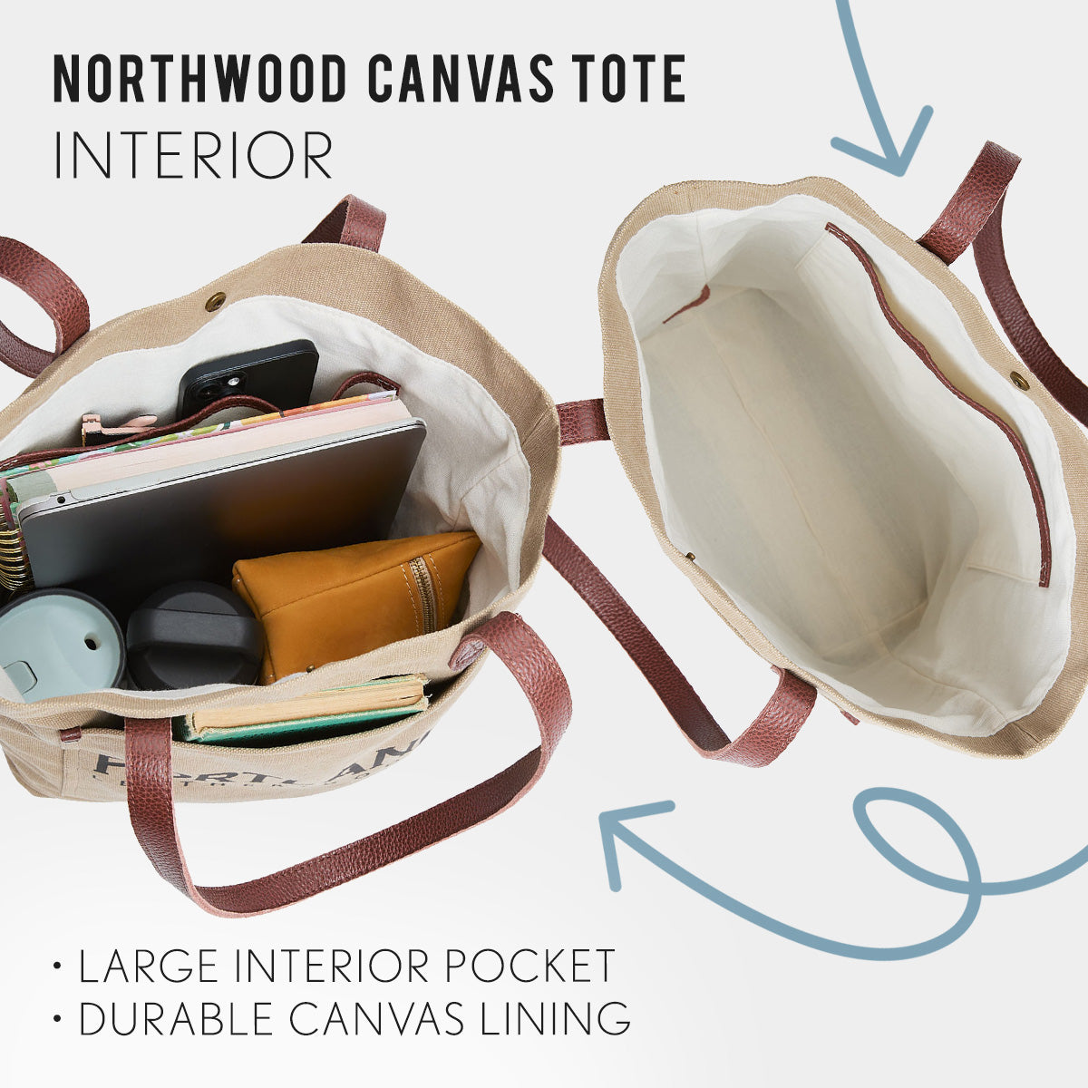 Portland Leather Goods Northwood Canvas Tote