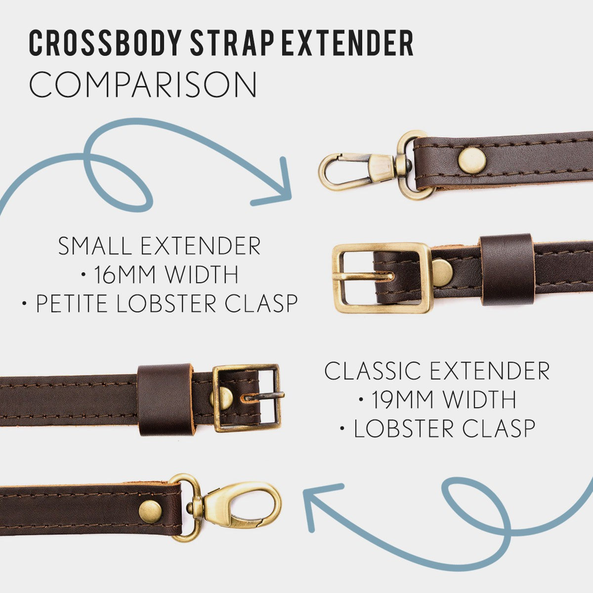 Portland Leather Goods Crossbody Strap Extender