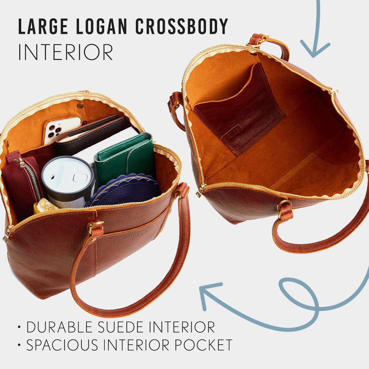 Portland Leather Goods Logan Crossbody Bag