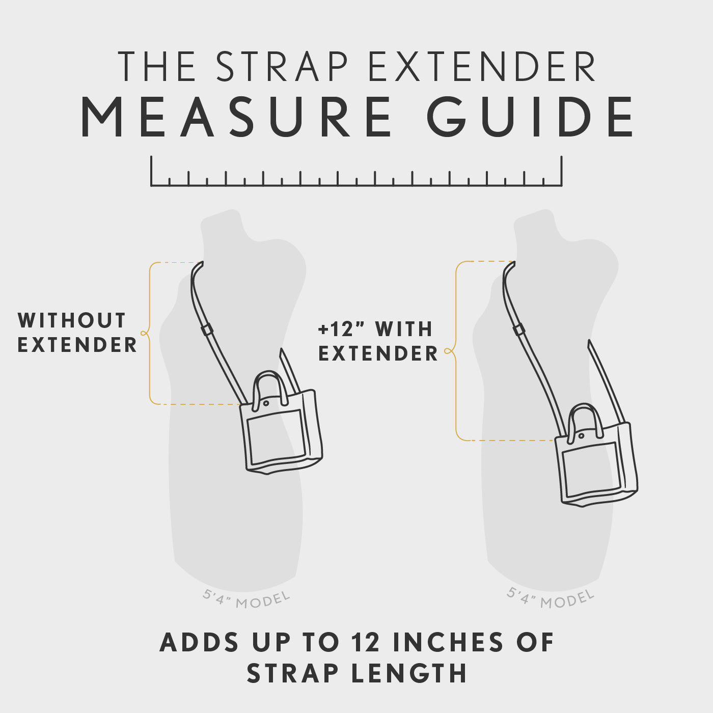 Portland Leather Goods Crossbody Strap Extender
