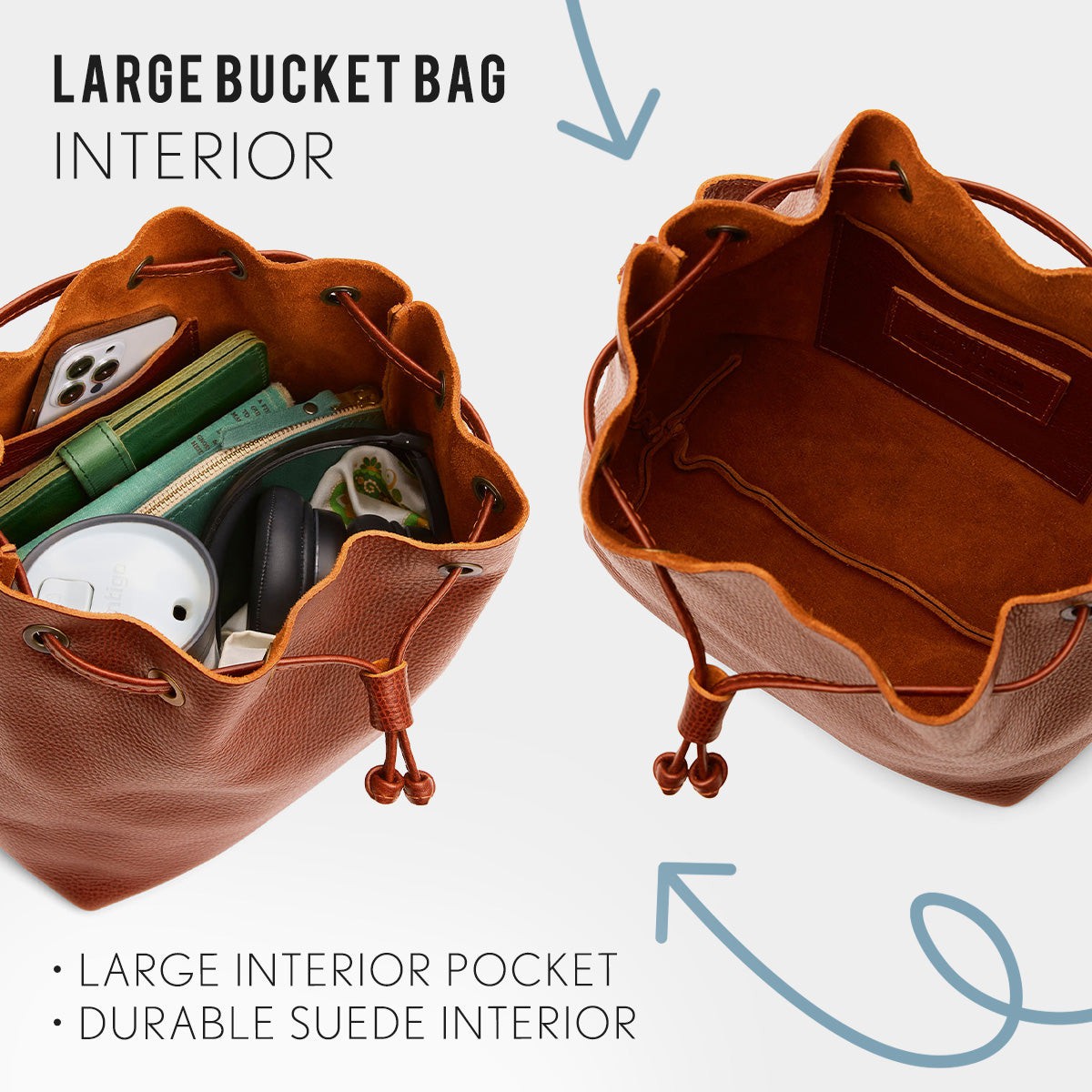 Portland Leather Goods Bucket Bag