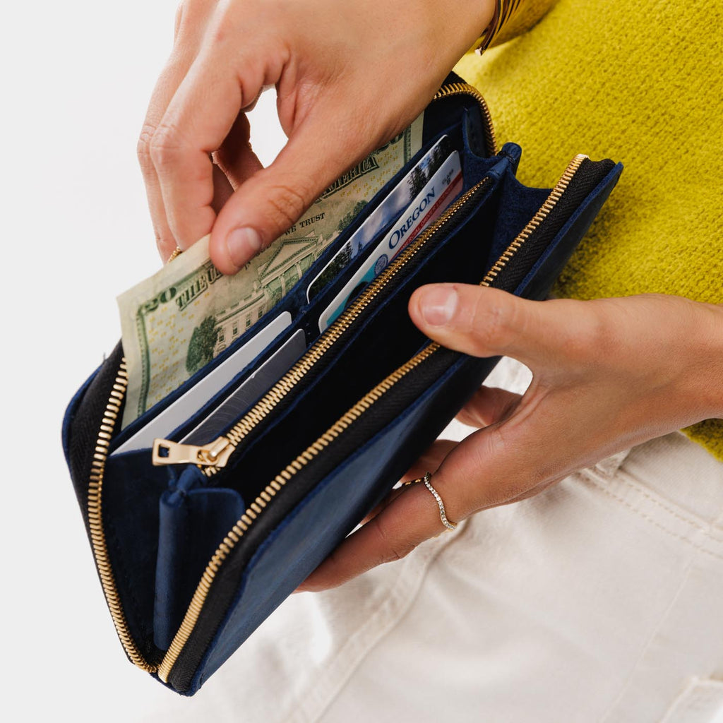 Portland Leather Goods 'Almost Perfect' Accordion Zip Wallet