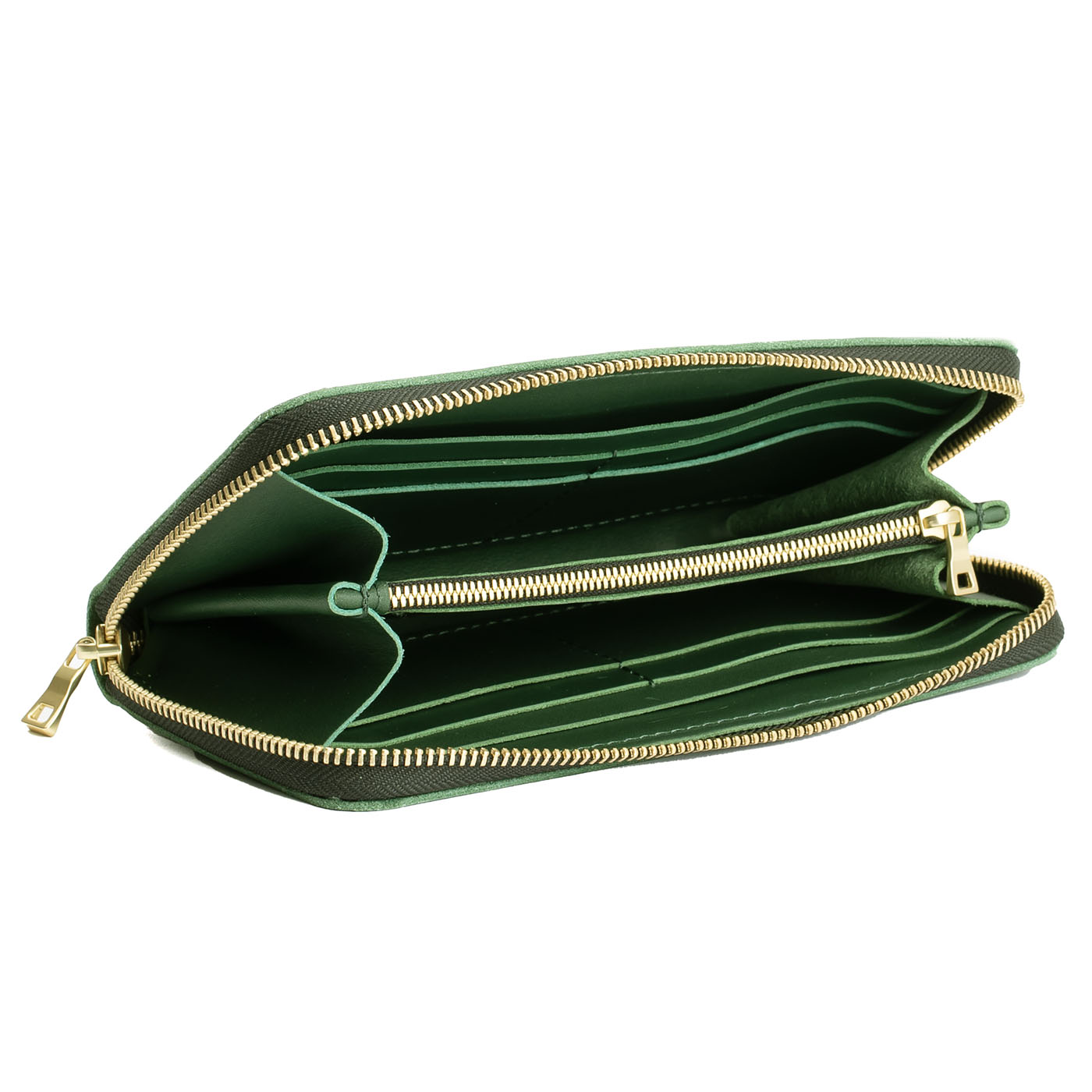 Portland Leather Goods Accordion Zip Wallet