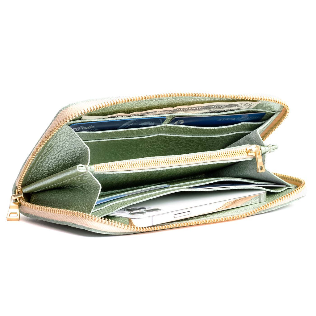 Portland Leather Goods 'Almost Perfect' Accordion Zip Wallet
