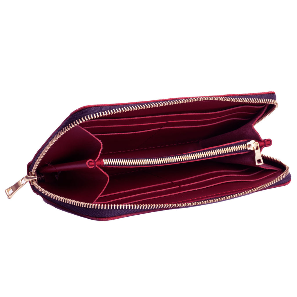 Portland Leather Goods 'Almost Perfect' Accordion Zip Wallet