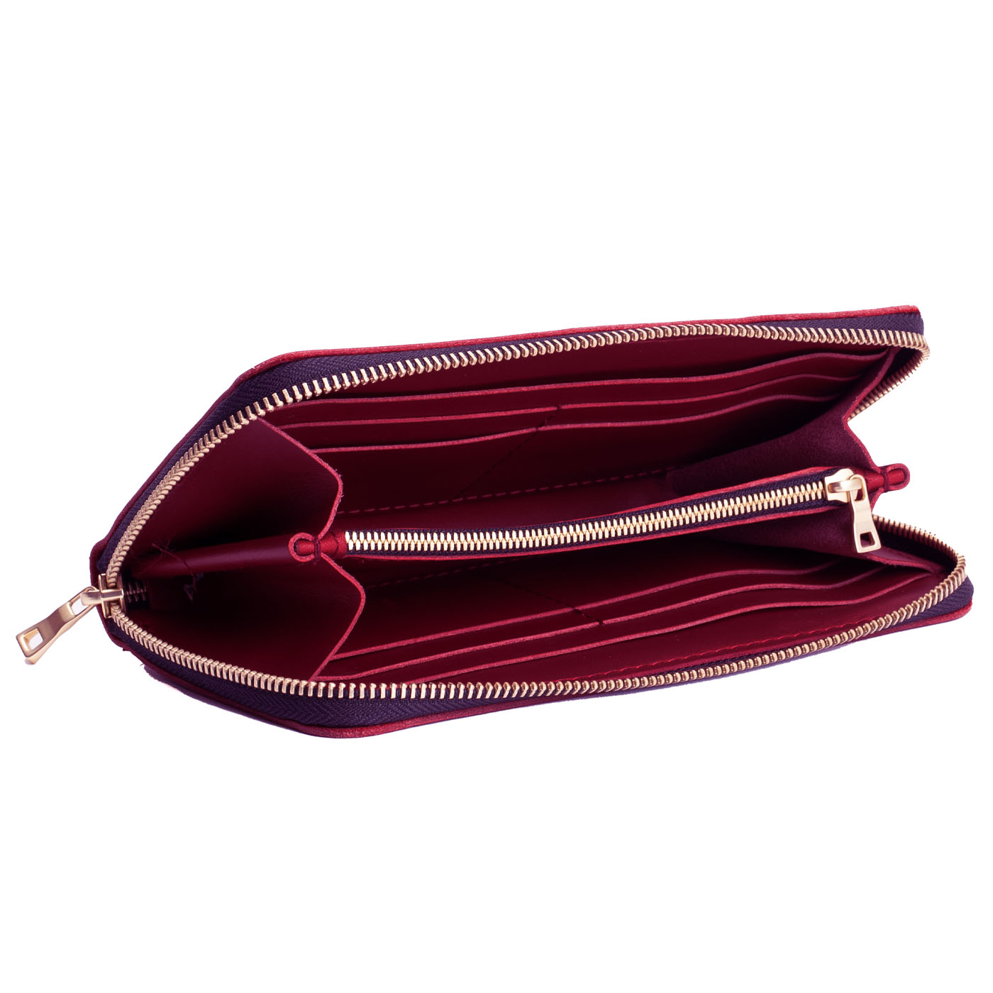Portland Leather Goods Accordion Zip Wallet