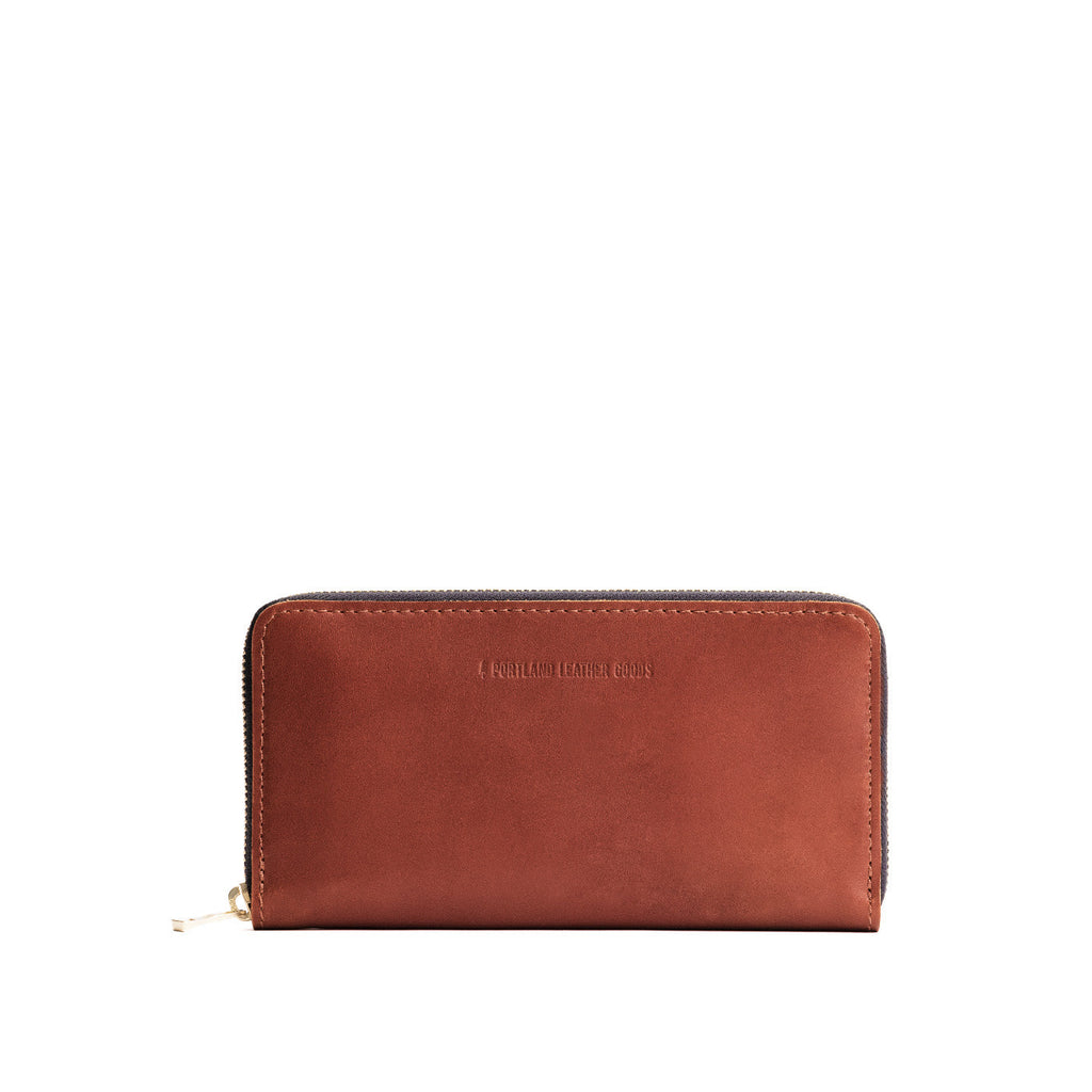 Portland Leather Goods Accordion Zip Wallet