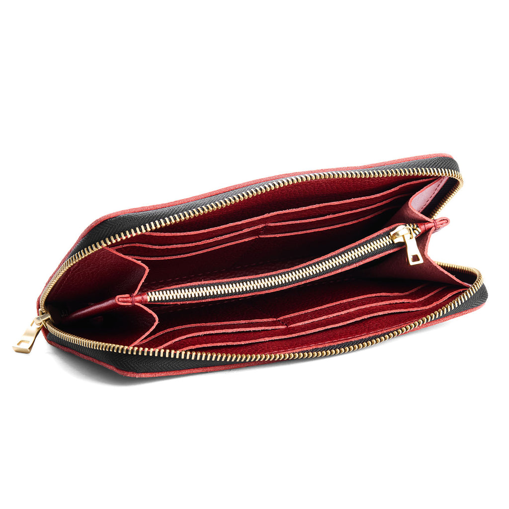 Portland Leather Goods 'Almost Perfect' Accordion Zip Wallet