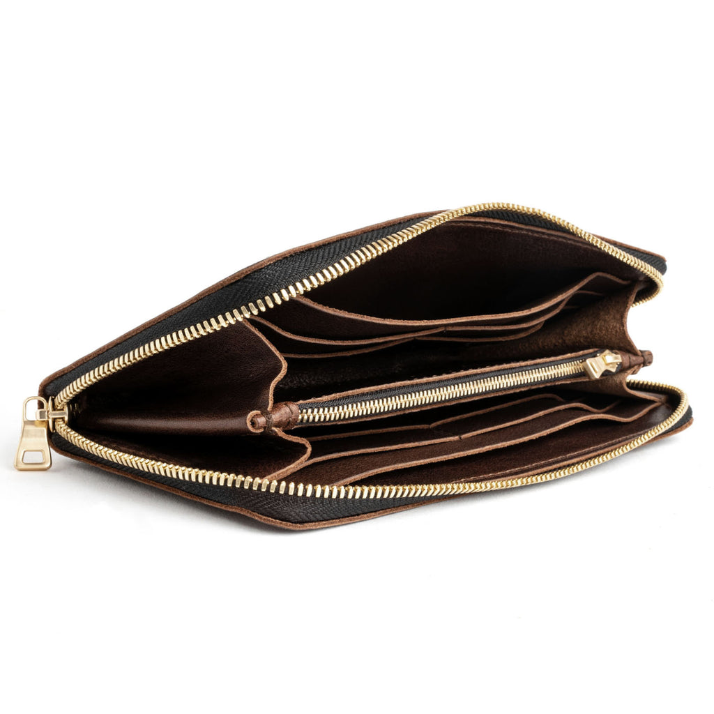 Portland Leather Goods 'Almost Perfect' Accordion Zip Wallet