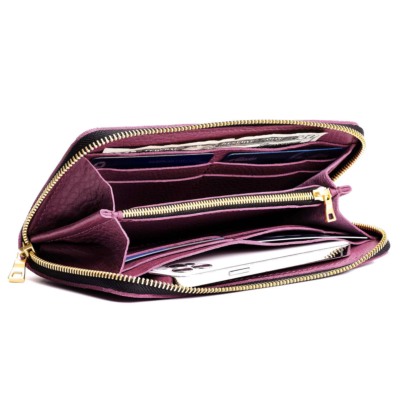 Portland Leather Goods 'Almost Perfect' Accordion Zip Wallet