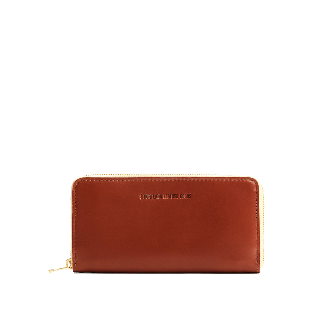 Portland Leather Goods Accordion Zip Wallet