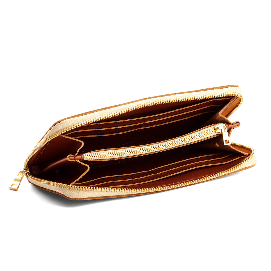 Portland Leather Goods Accordion Zip Wallet