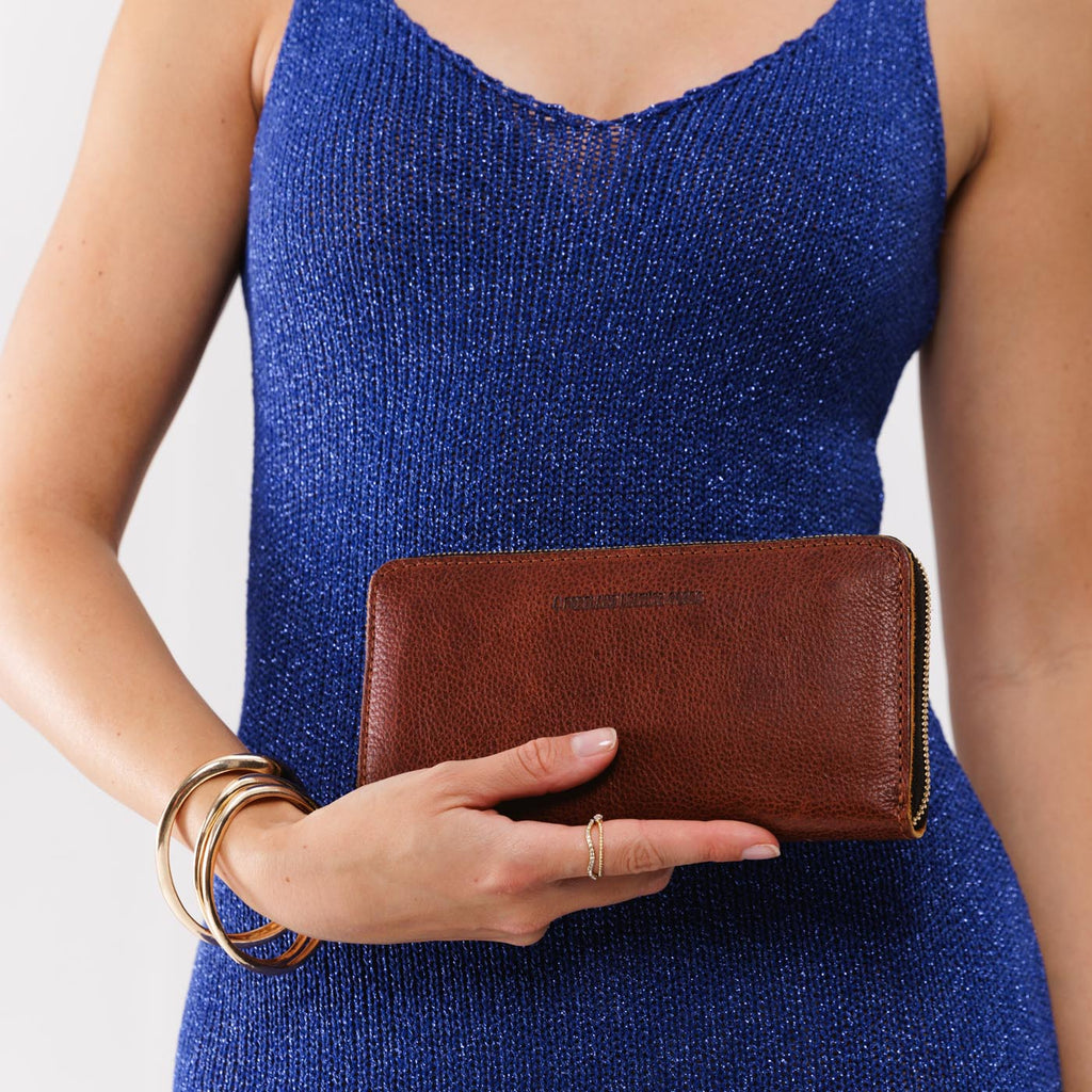 Portland Leather Goods 'Almost Perfect' Accordion Zip Wallet