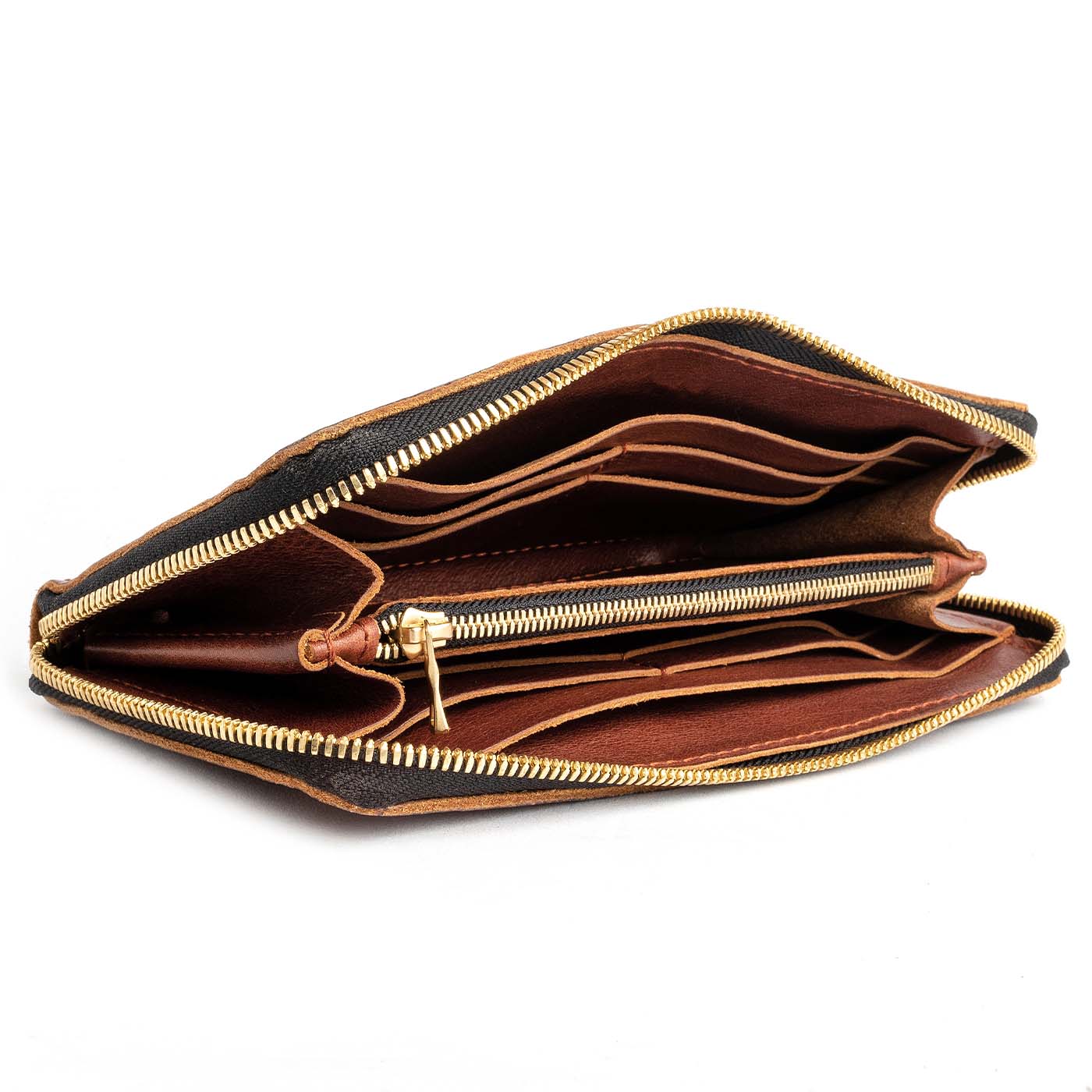 Portland Leather Goods 'Almost Perfect' Accordion Zip Wallet
