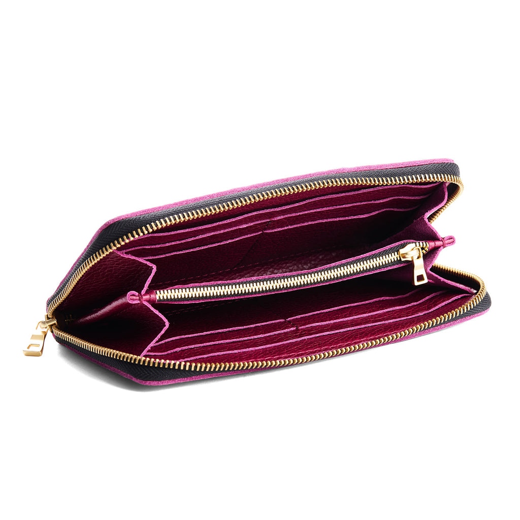 Portland Leather Goods Accordion Zip Wallet