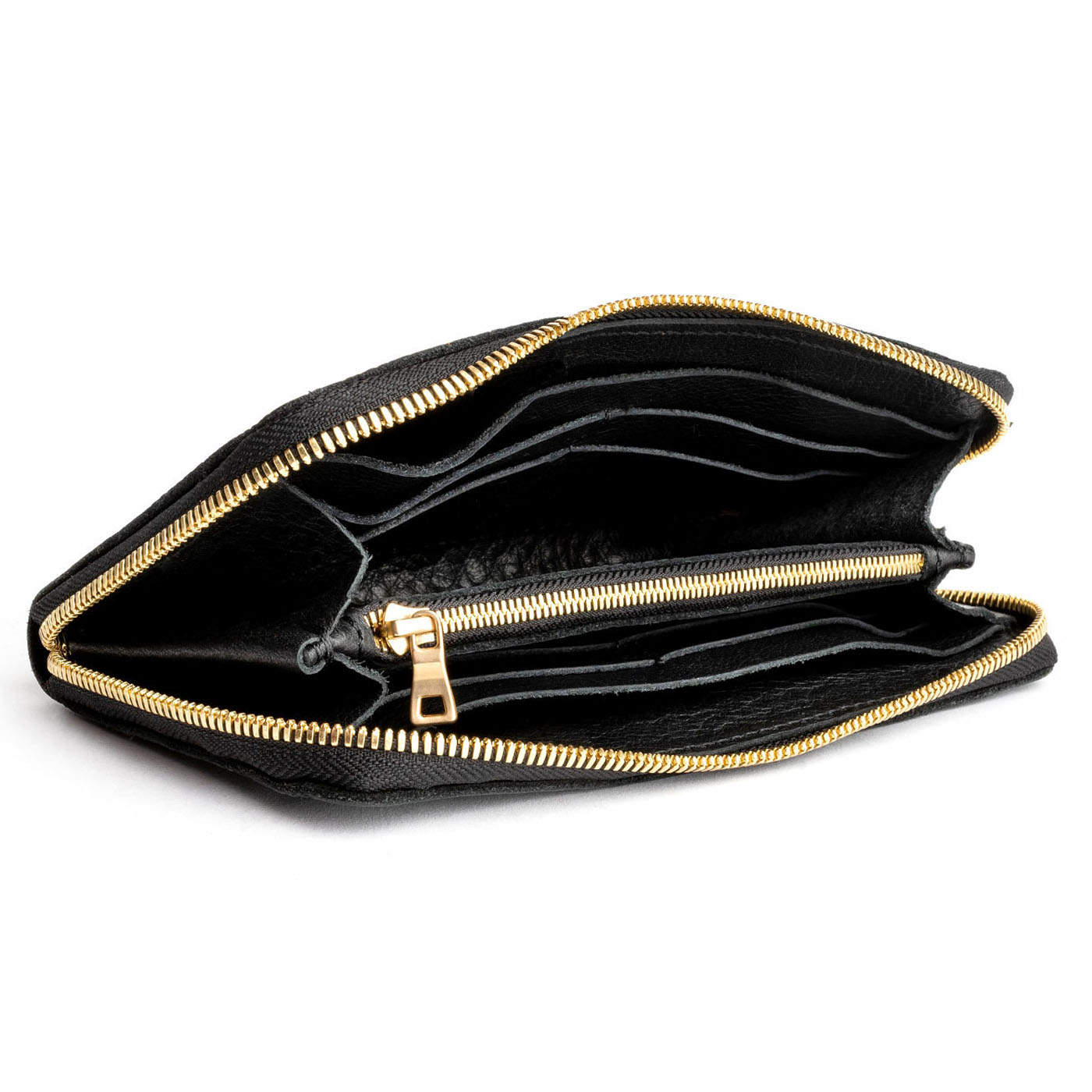 Portland Leather Goods Accordion Zip Wallet