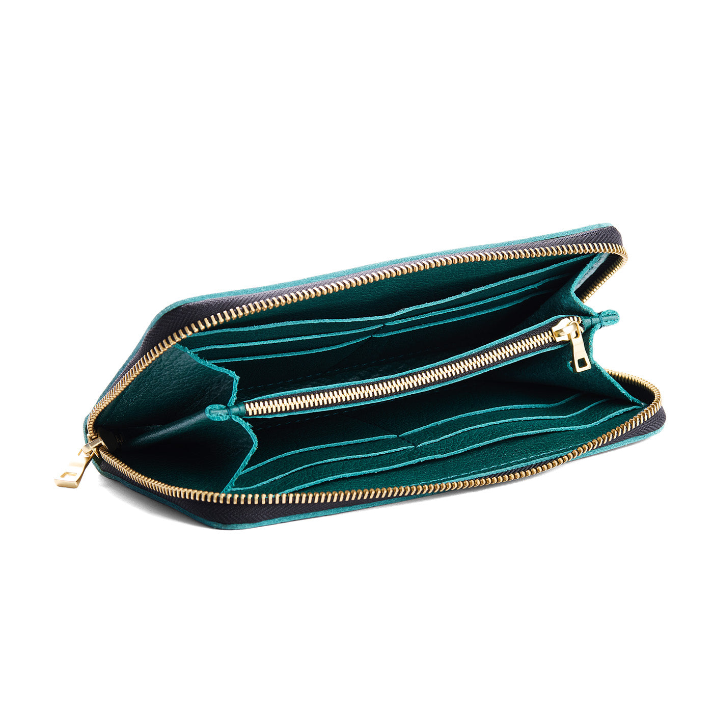 Portland Leather Goods Accordion Zip Wallet