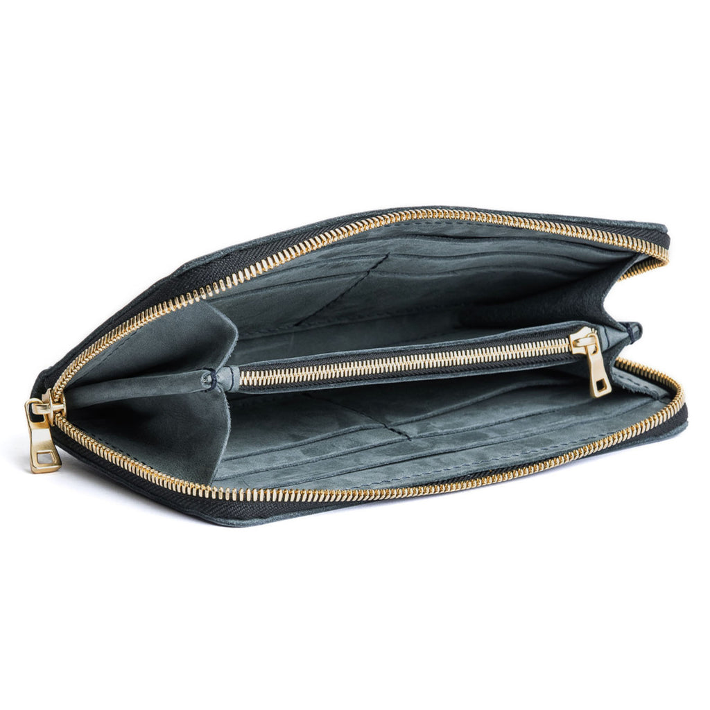 Portland Leather Goods Accordion Zip Wallet