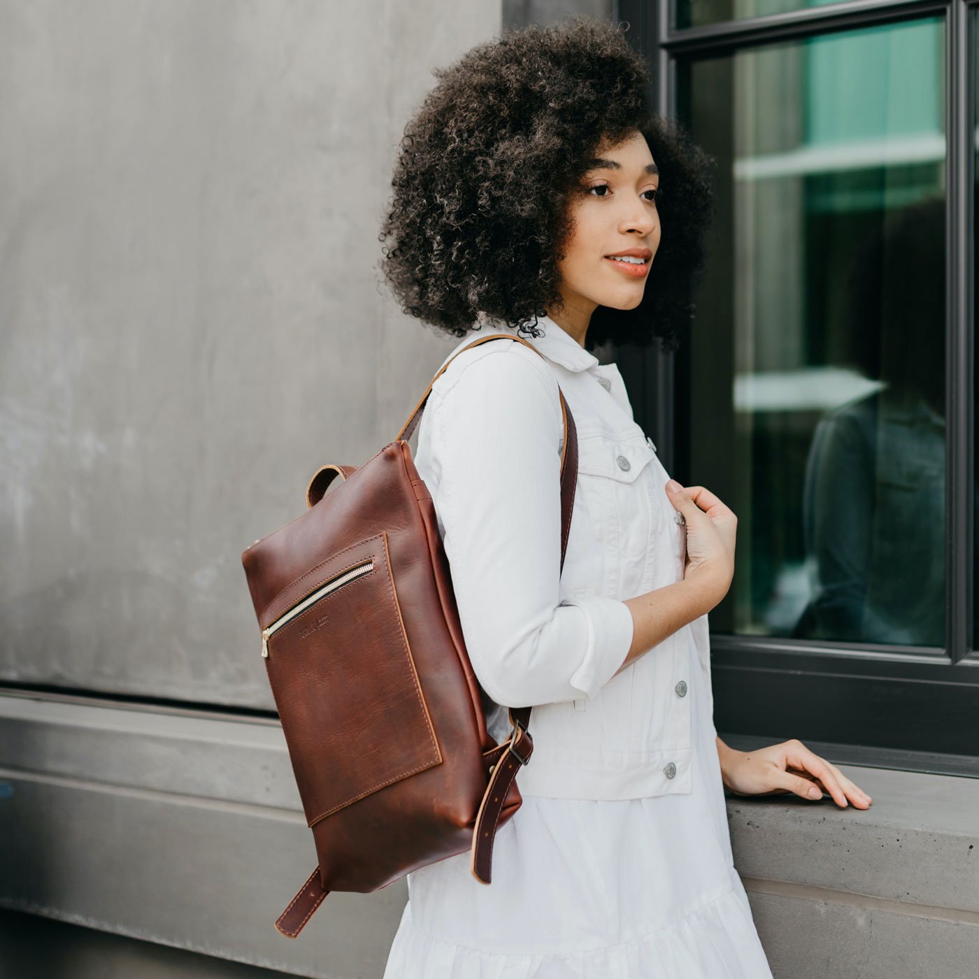 Portland Leather Goods 'Almost Perfect' Laptop Backpack
