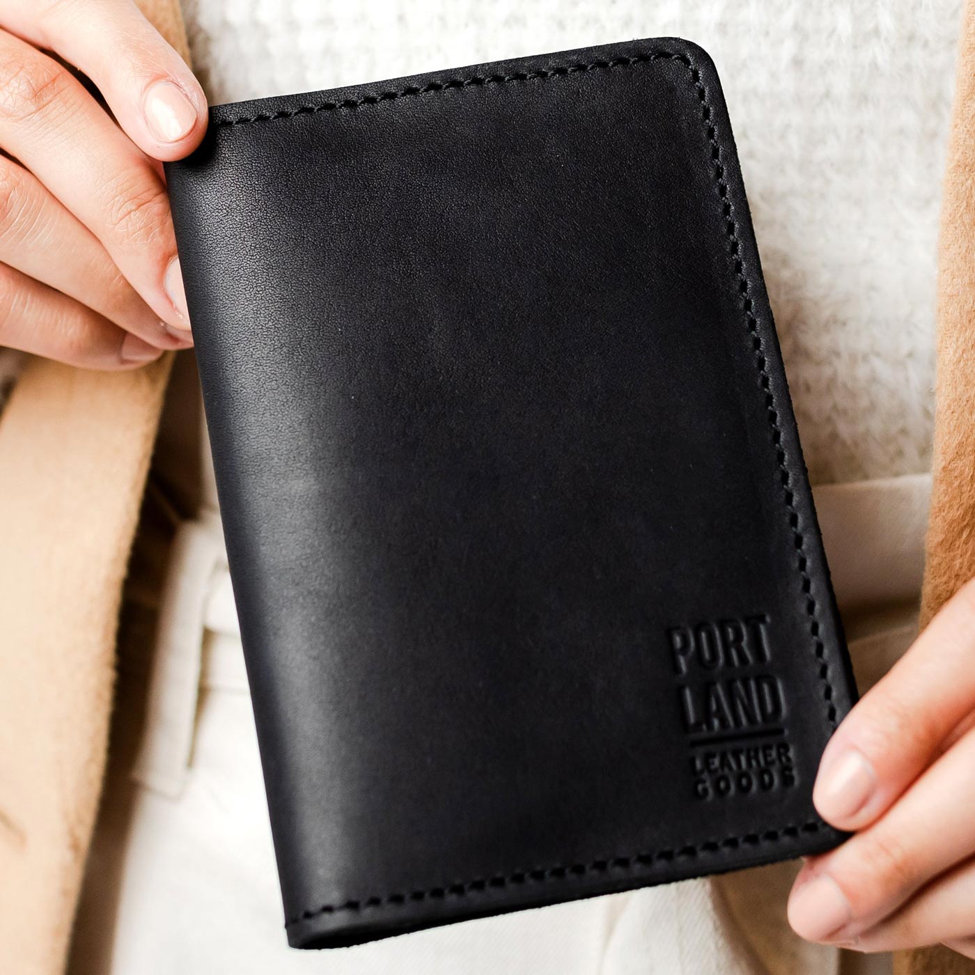 Portland Leather Goods 'Almost Perfect' Leather Modern Passport Holder