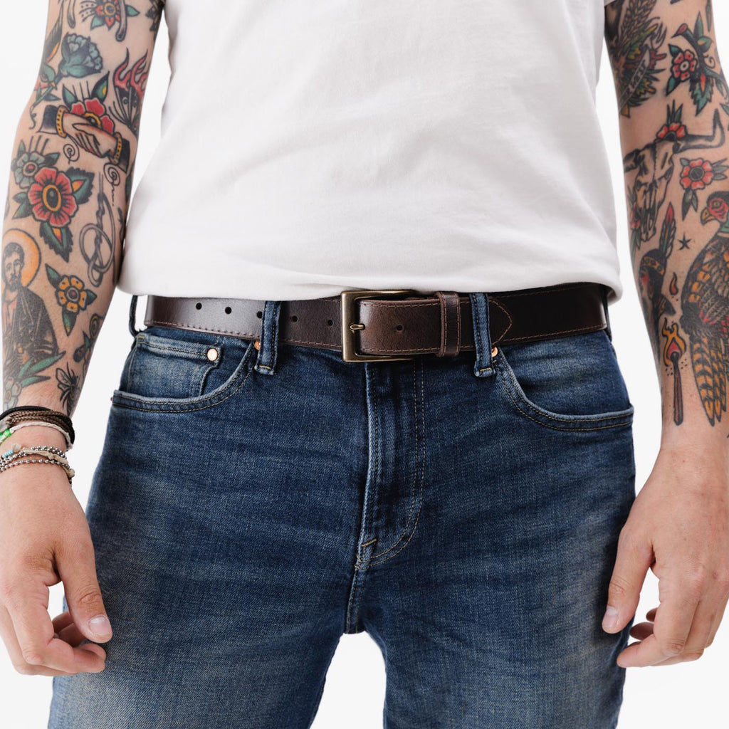 Portland Leather Goods Men's Artisan Leather Belt