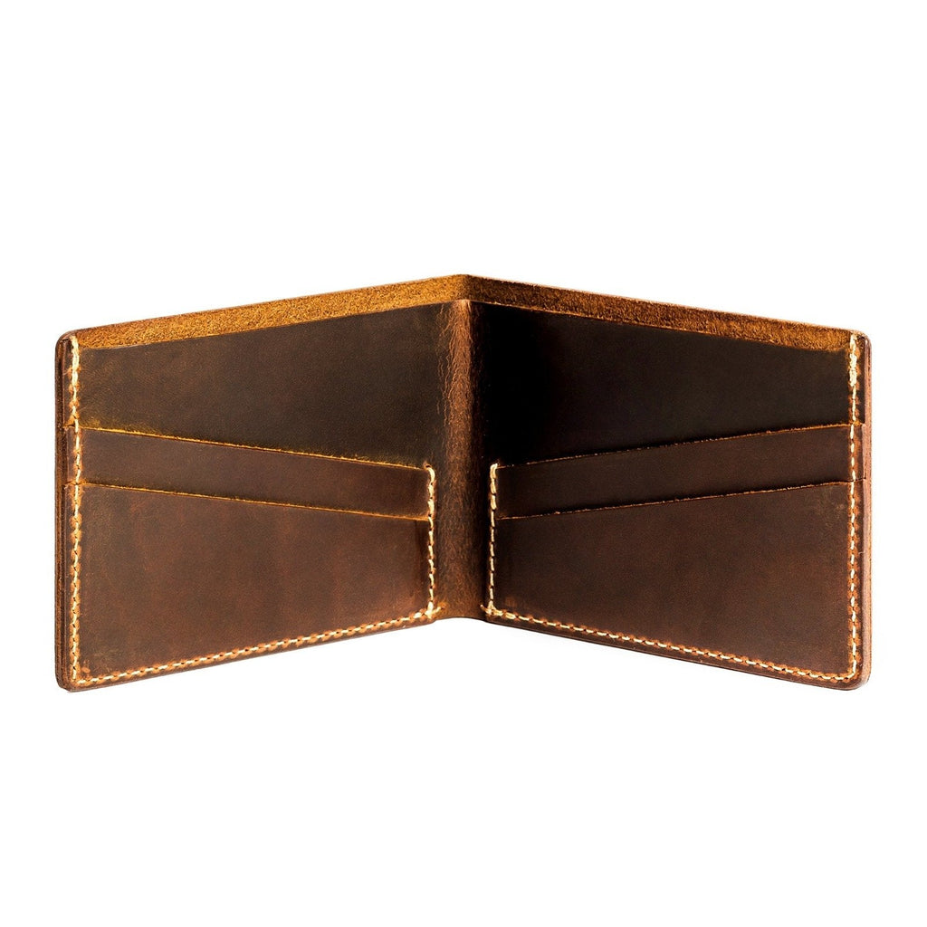 Portland Leather Goods Bifold Leather Wallet
