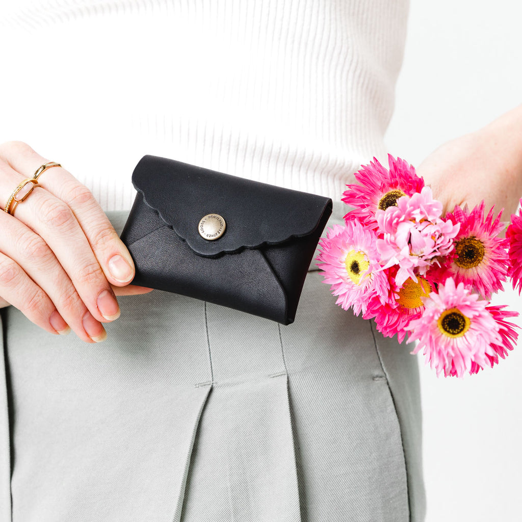 Portland Leather Goods Mini Daisy Wallet