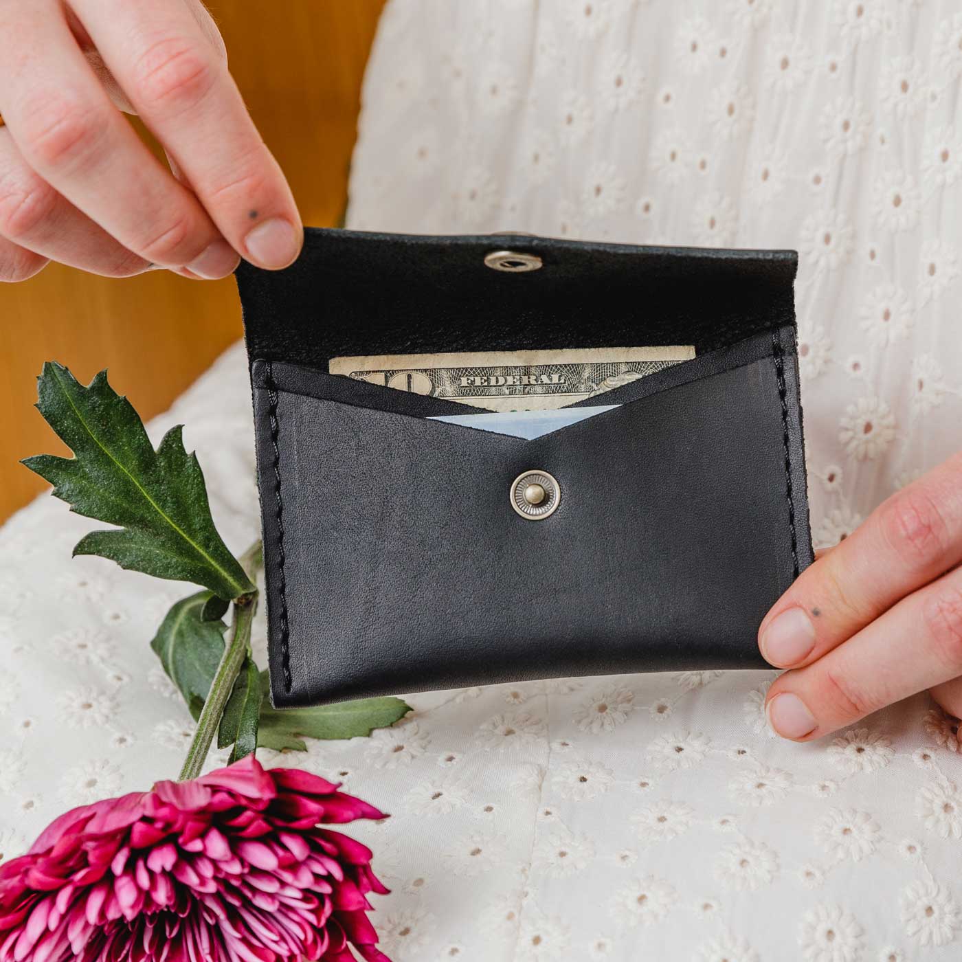 Portland Leather Goods Mini Envelope Wallet