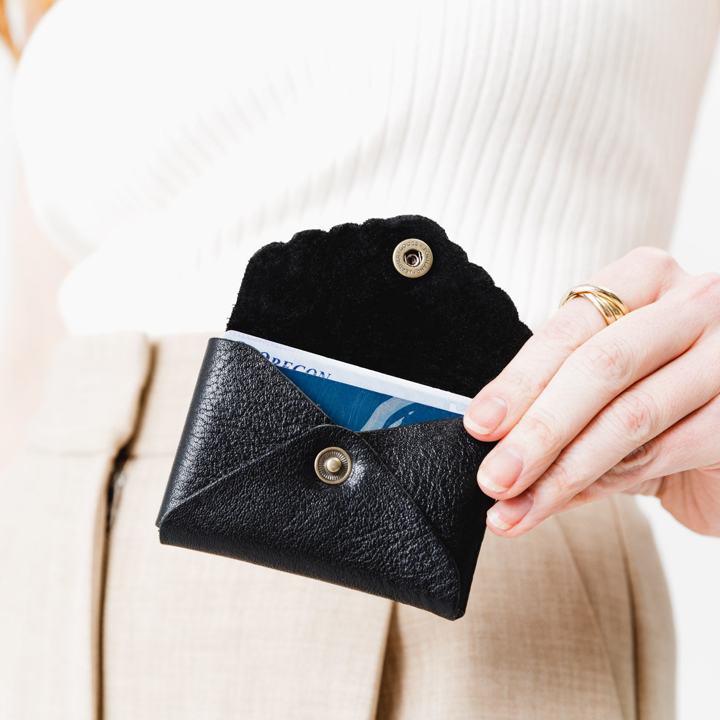Portland Leather Goods Mini Daisy Wallet