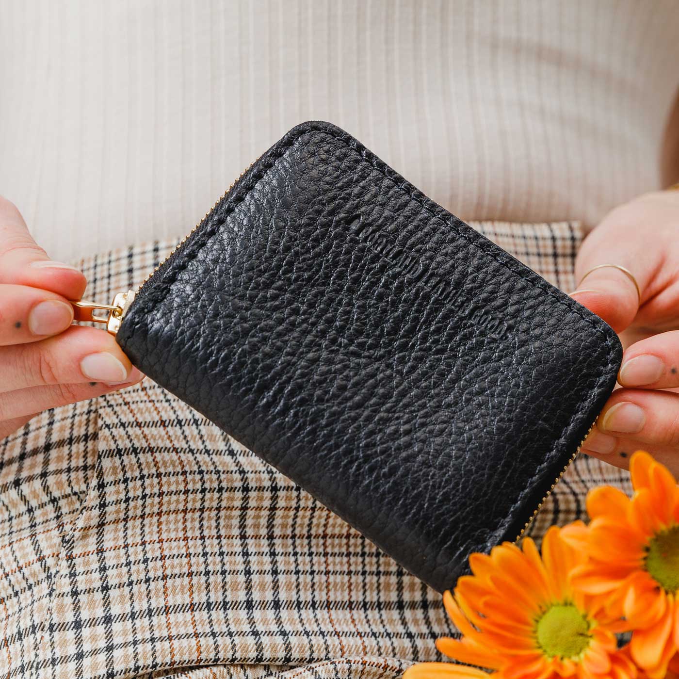 Portland Leather Goods Small Zip Wallet