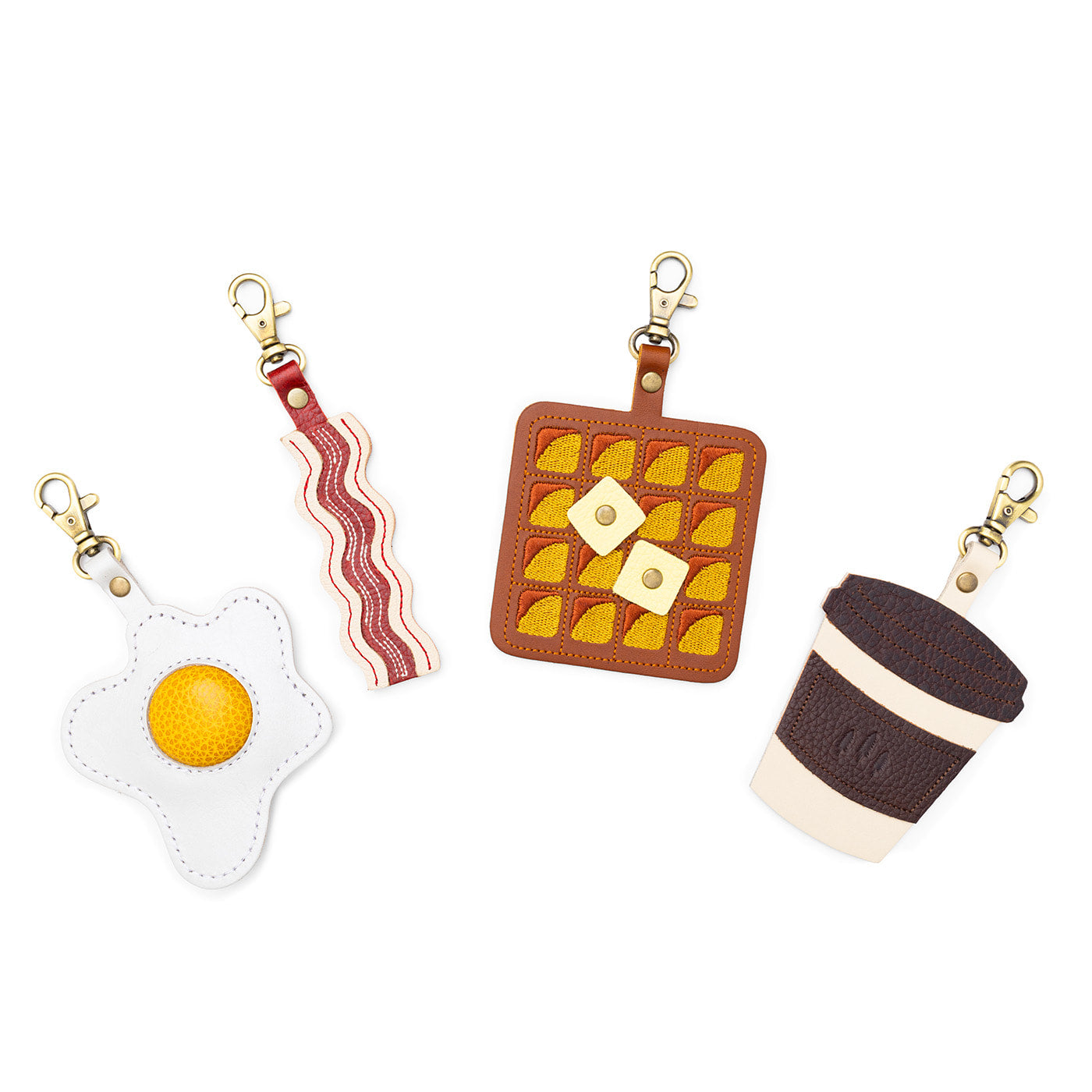 Portland Leather Goods Breakfast Keychain