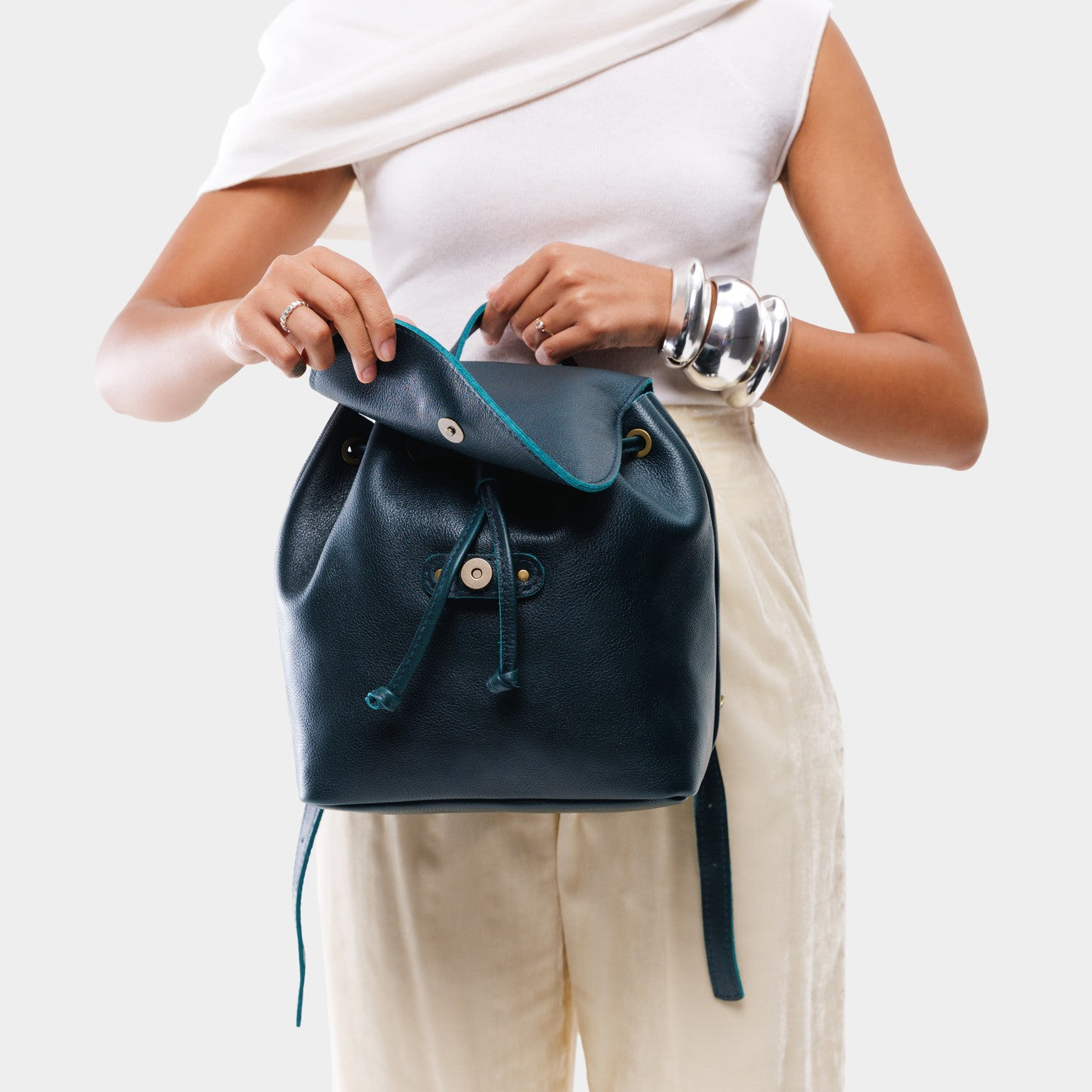 Portland Leather Goods Bucket Backpack