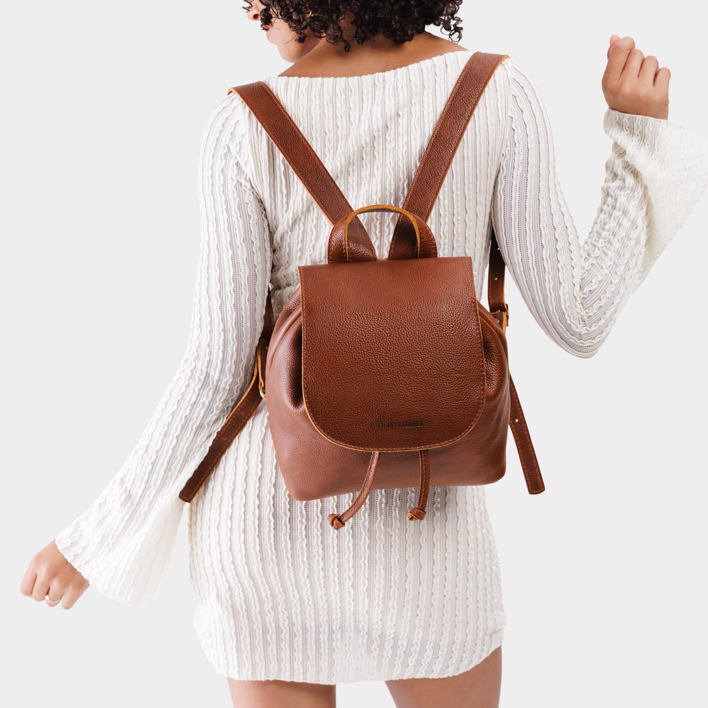 Portland Leather Goods 'Almost Perfect' Bucket Backpack