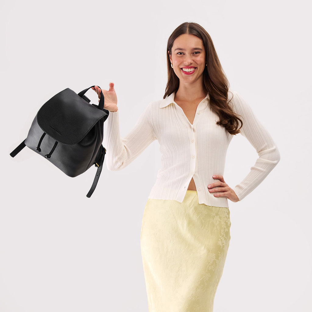 Portland Leather Goods Bucket Backpack