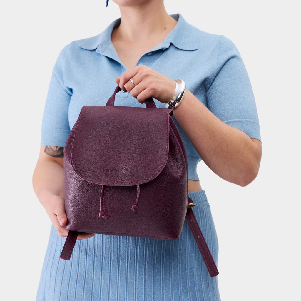Portland Leather Goods Bucket Backpack