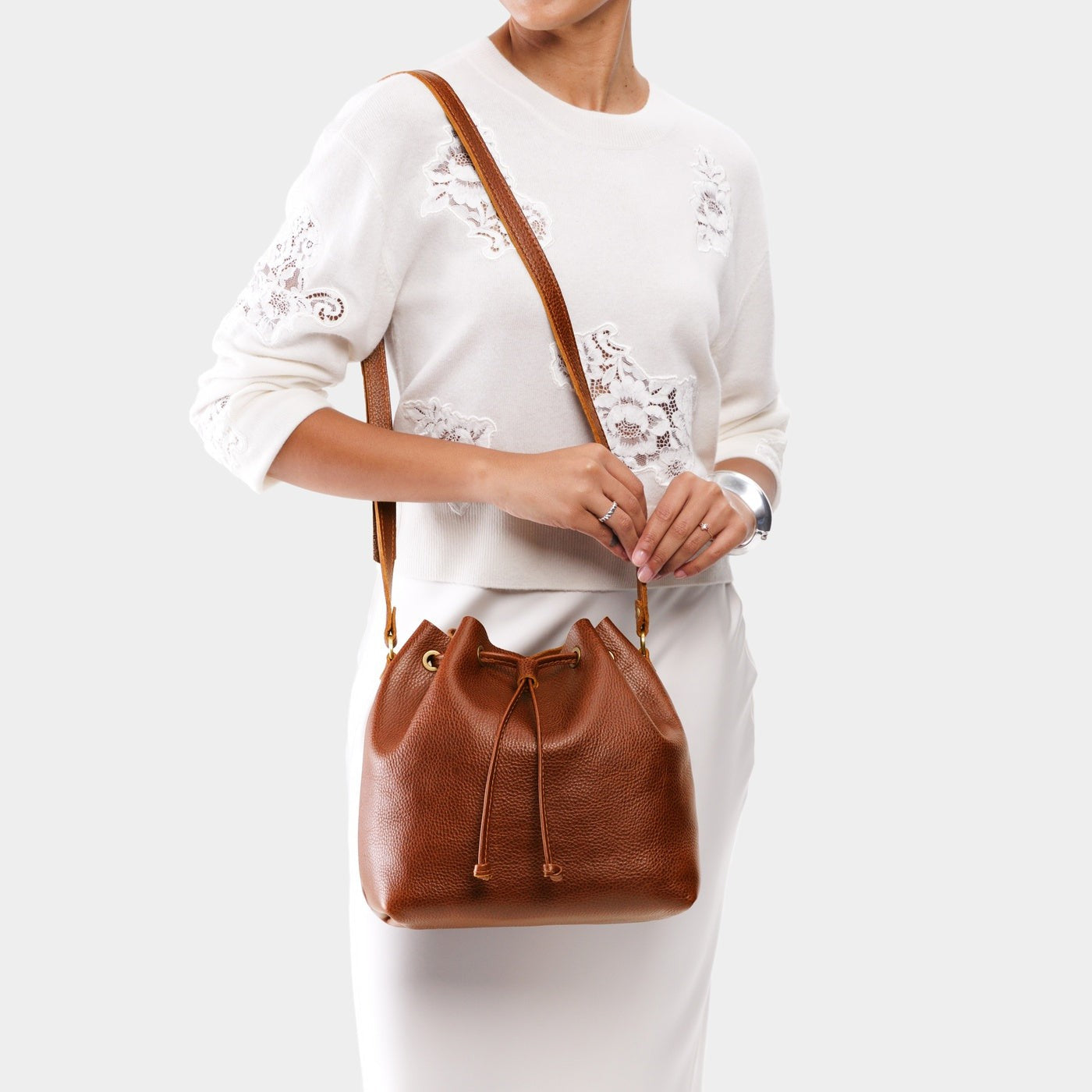 Portland Leather Goods Bucket Bag