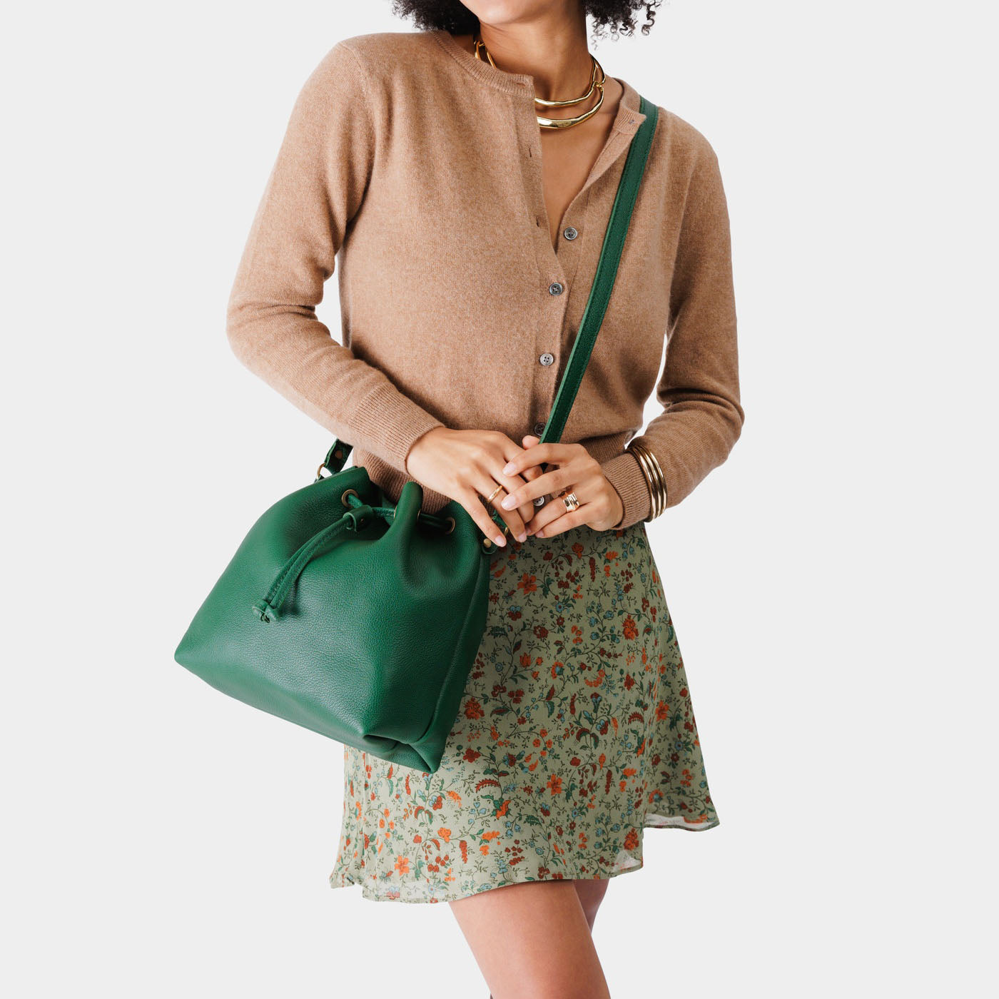 Portland Leather Goods Bucket Bag