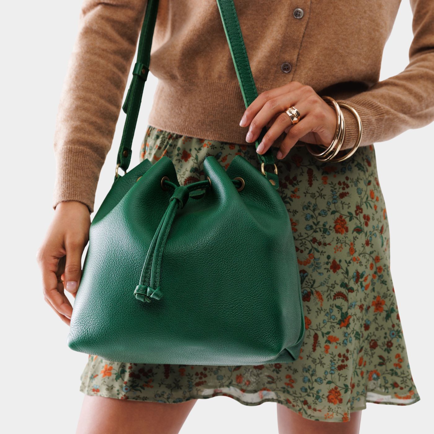 Portland Leather Goods Bucket Bag