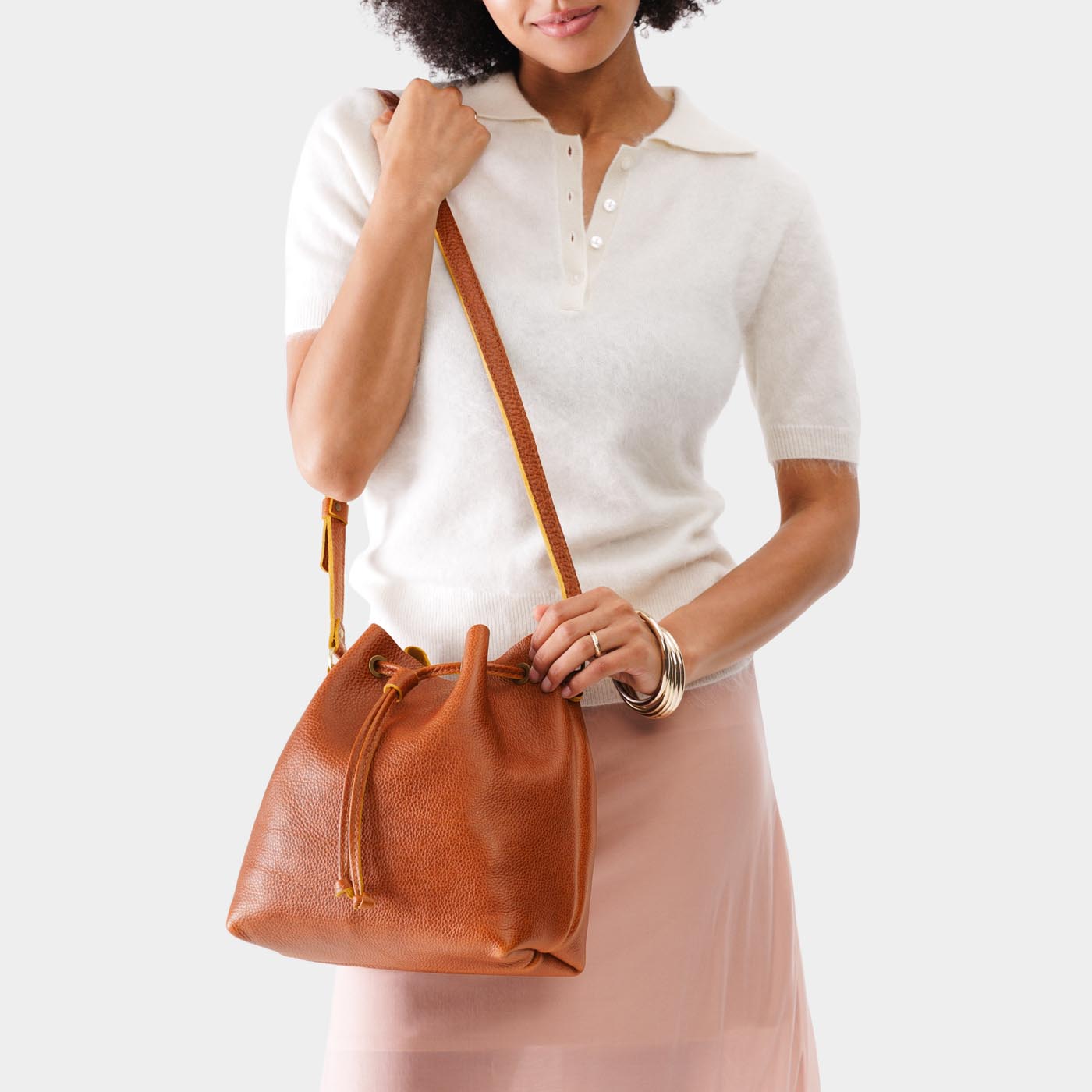 Portland Leather Goods Bucket Bag